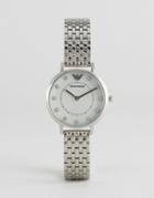 Emporio Armani Silver Kappa Mesh Watch - Silver