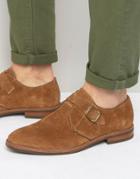 Aldo Okanagan Suede Single Monk Shoes - Tan