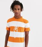Carrots Signature Carrot Striped T-shirt In Orange Exclusive At Asos