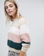 Only Stripe Knitted Sweater - Multi