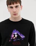 Asos Design Star Wars Long Sleeve T-shirt - Black