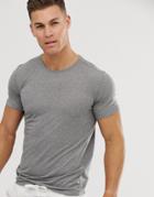Jack & Jones Premium Muscle Fit T-shirt In Gray - Gray