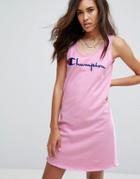 Champion Tank Dress With Script Logo - Pink