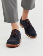Silver Street Suede Formal Shoes In Navy