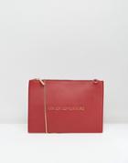 Johnny Loves Rosie On An Adventure Clutch Bag - Red
