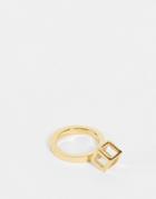 Calvin Klein Daring Ring In Gold