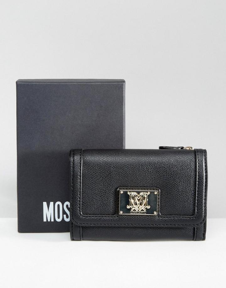 Love Moschino Fold Over Purse - Black