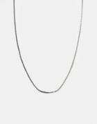 Emporio Armani Stainless Steel Chain Necklace - Silver