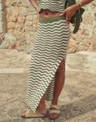 4th & Reckless X Amaka Hamelijnck Island Crochet Skirt In White - Part Of A Set