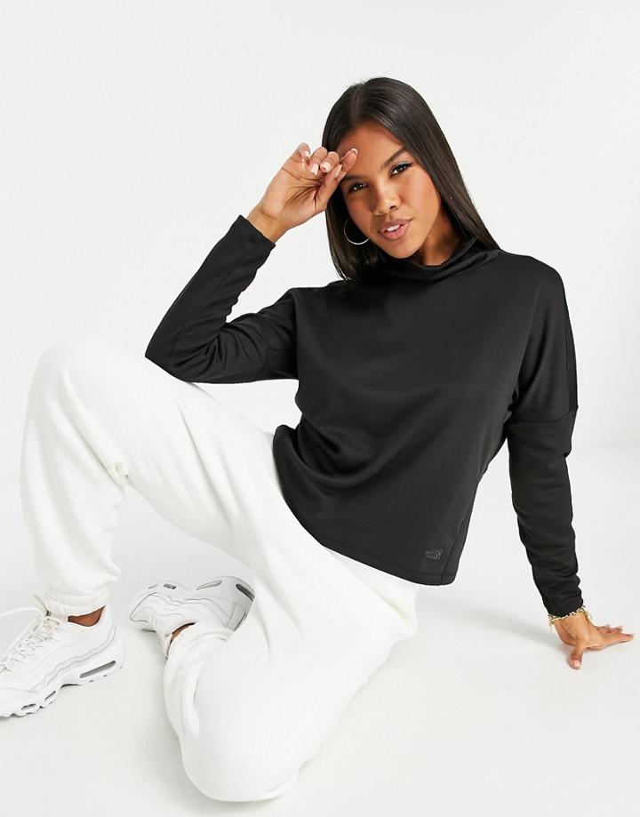 The North Face Ea Basin Polar Sweatshirt In Black