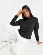 The North Face Ea Basin Polar Sweatshirt In Black