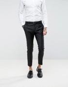Selected Homme Skinny Suit Pants In Stretch In Black - Black
