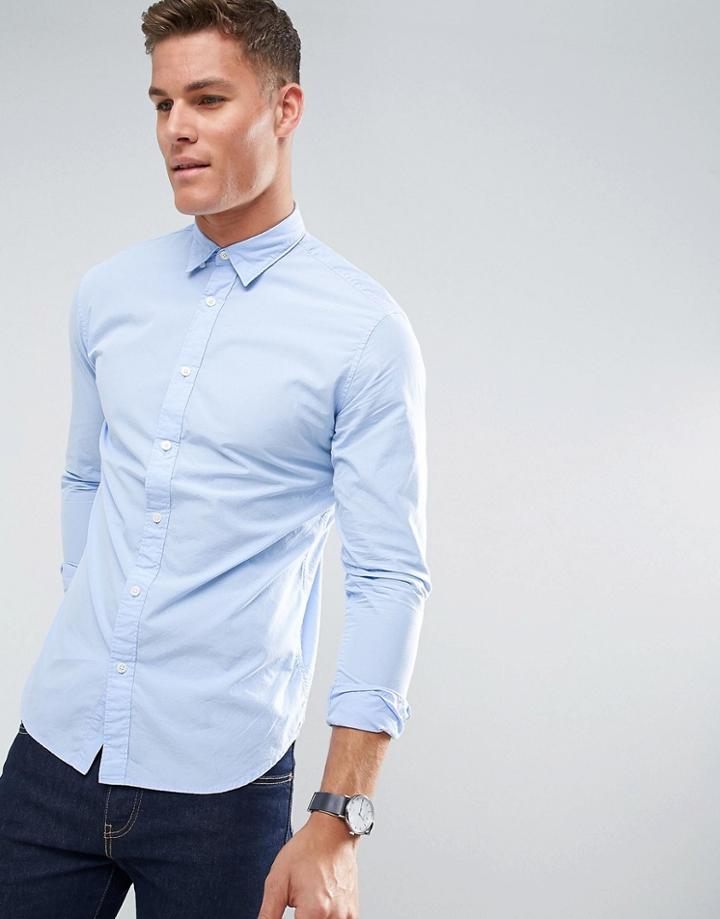 Selected Homme Slim Oxford Shirt - Blue