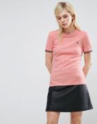 Fred Perry Twin Tipped T-shirt - Pink