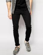 Cheap Monday Tight Skinny Jeans In Very Black - Black