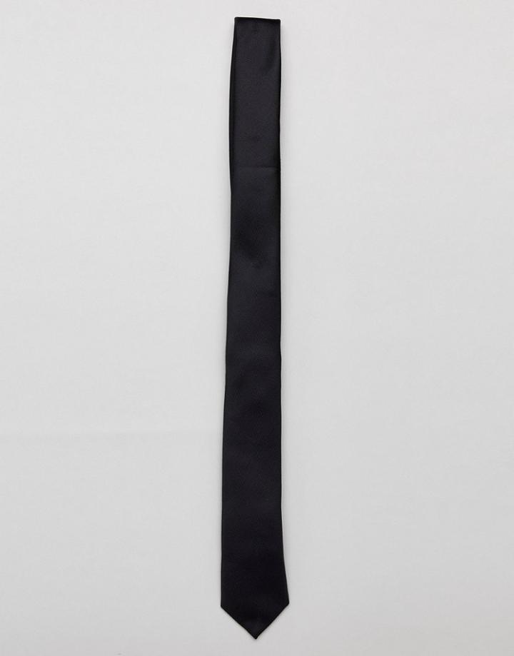 New Look Tie In Black - Black