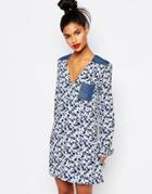 Sonia By Sonia Rykiel Tunic Dress In Floral Crepe