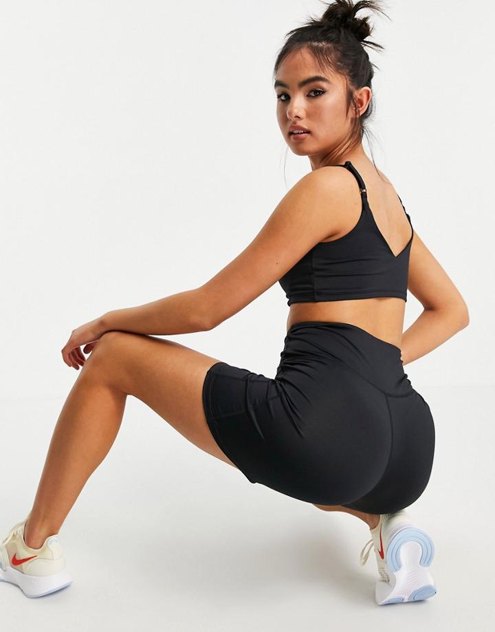 South Beach Legging Shorts In Black
