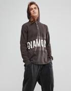 Diamond Supply Winston Thermal Hoodie - Brown