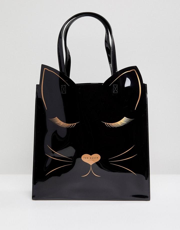 Ted Baker Large Icon Cat Bag - Black