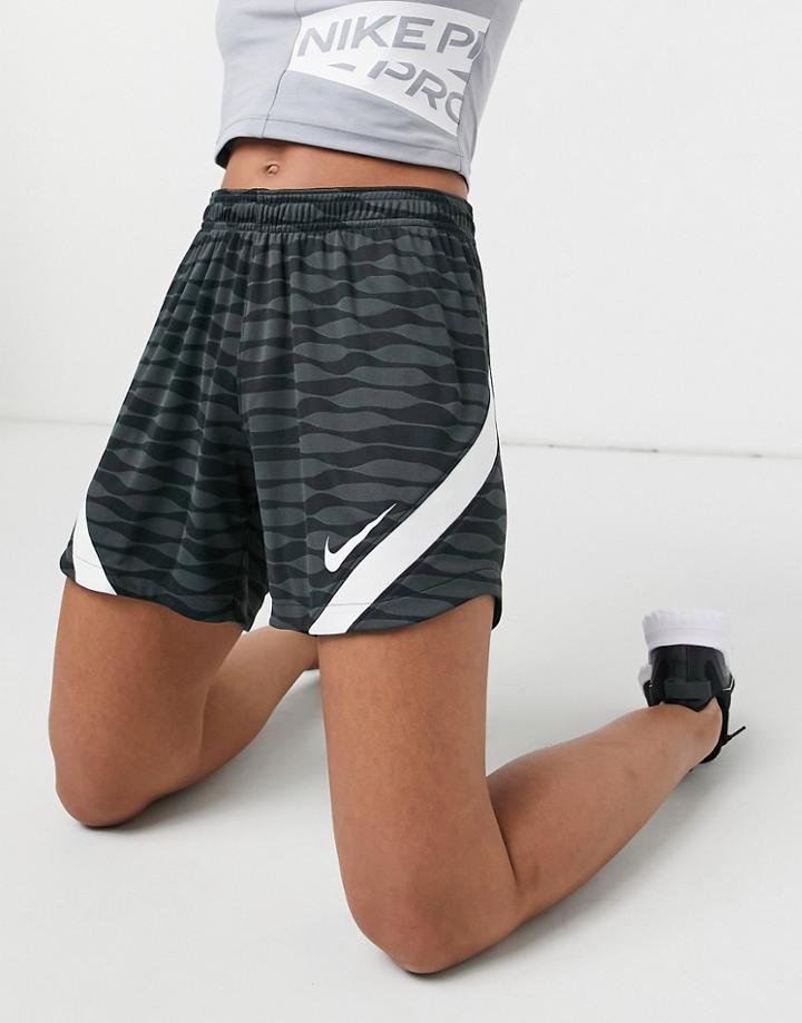 Nike Soccer Dri-fit Strike 21 Graphic Shorts In Black Suit 2