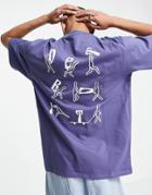 Carhartt Wip Removals T-shirt In Purple