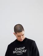 Cheap Monday Worth Logo Sweater - Black