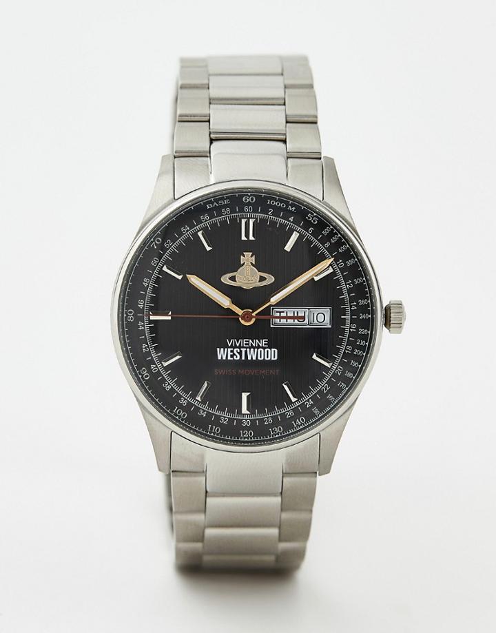 Vivienne Westwood Cranbourne Bracelet Watch In Silver - Silver