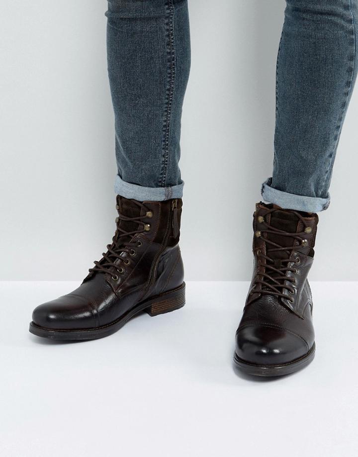 Aldo Senehauz Lace Up Boots In Brown - Brown