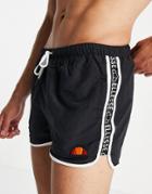 Ellesse Larito Taped Swim Short In Black