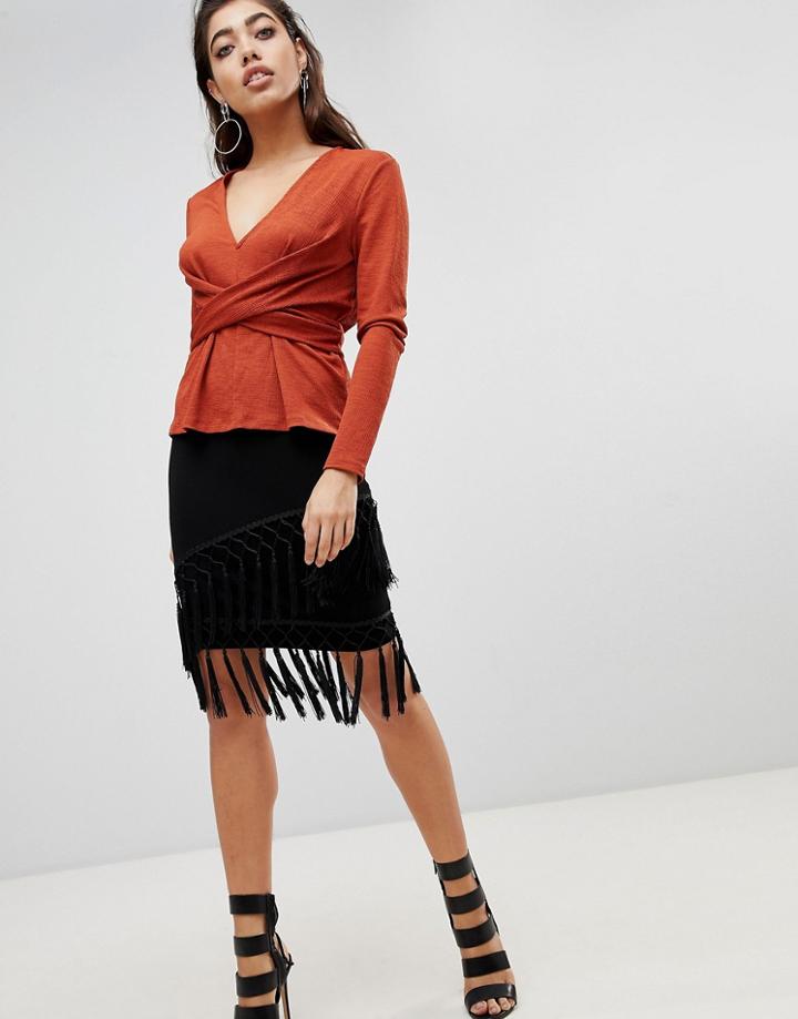 Ivyrevel Tassel Midi Skirt - Black