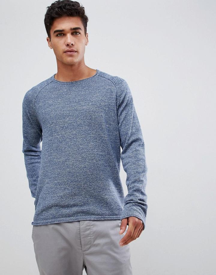 Jack And Jones Lightweight Malange Knitted Jumper - Blue