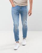 Lee Malone Super Skinny Jeans 70s Fresh Blue - Blue