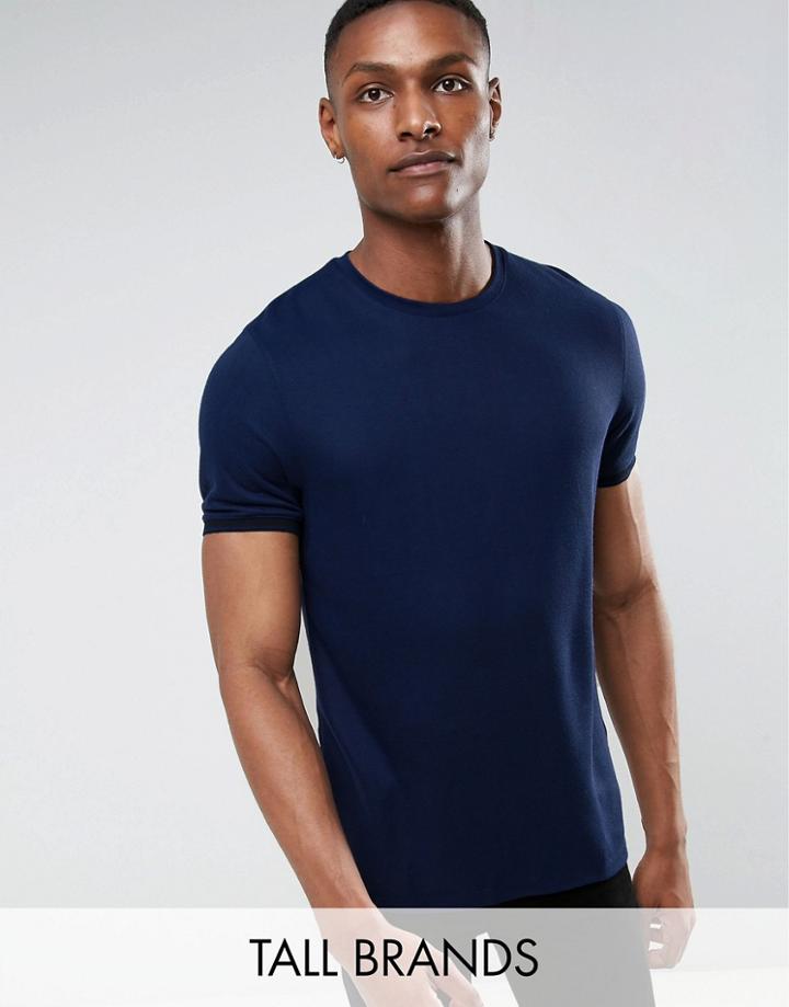 Ted Baker Tall Crew Neck T-shirt - Blue