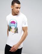 Brave Soul Rainbow Monkey T-shirt - White