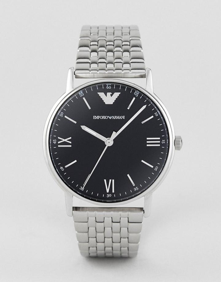 Emporio Armani Ar11152 Kappa Bracelet Watch 41mm - Silver
