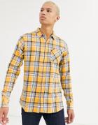 Soul Star Tall Fitted Check Shirt With Pocket
