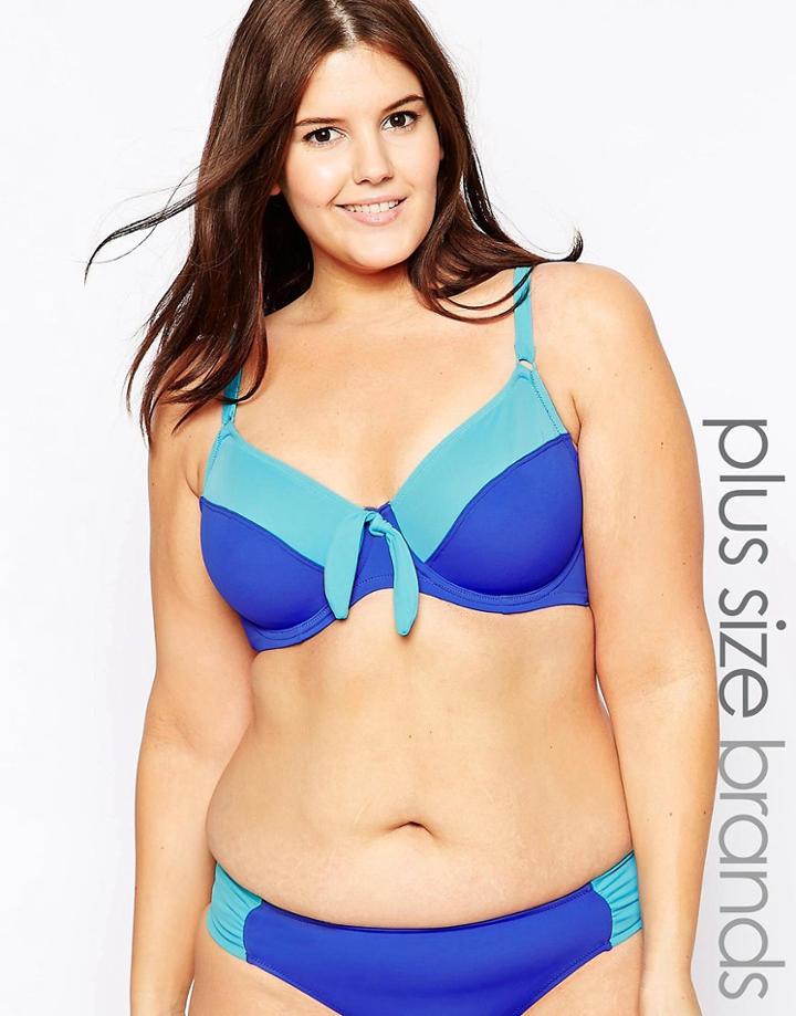 Marie Meili Curves Avalon Wired Bikini Top - Multi