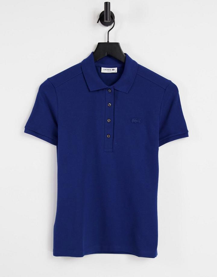 Lacoste Graphic Print Jersey T-shirt In White
