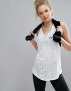 Adidas Lightweight Gym Top - White