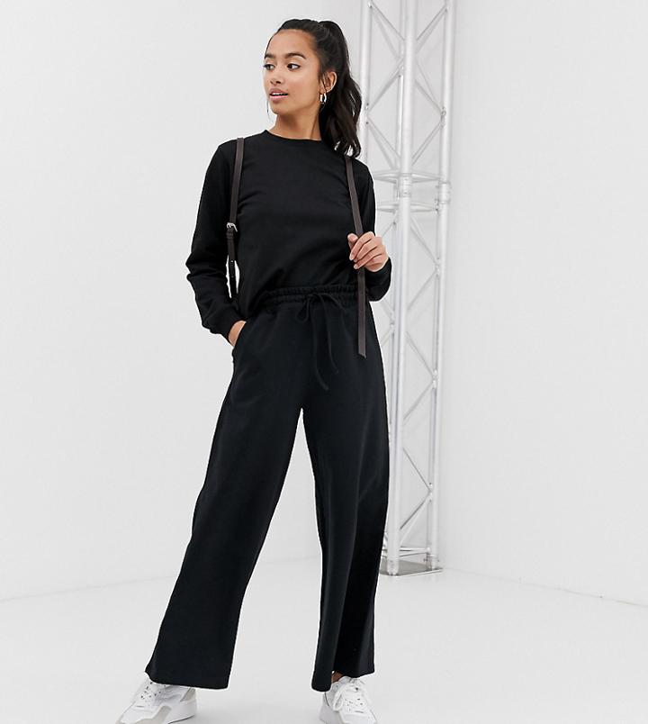 Asos Design Petite Basic Wide Leg Sweatpants