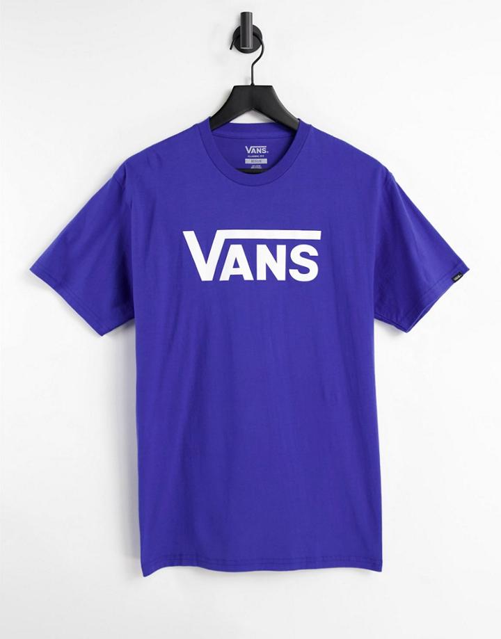 Vans Classic T-shirt In Blue-blues