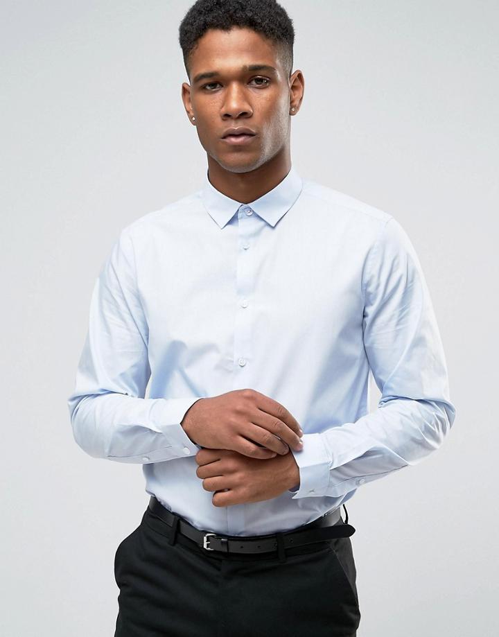 Asos Blue Shirt In Regular Fit - Blue