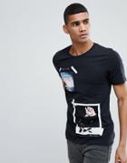 Jack & Jones Originals T-shirt With Photo Graphics - Black