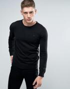 Lindbergh Sweater In Black Cotton - Black