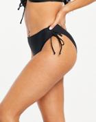 Na-kd Side Tie Bikini Bottoms In Black