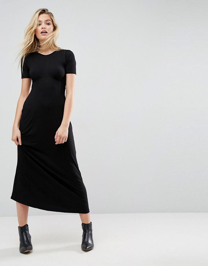Asos Ultimate Maxi Tea Dress - Black