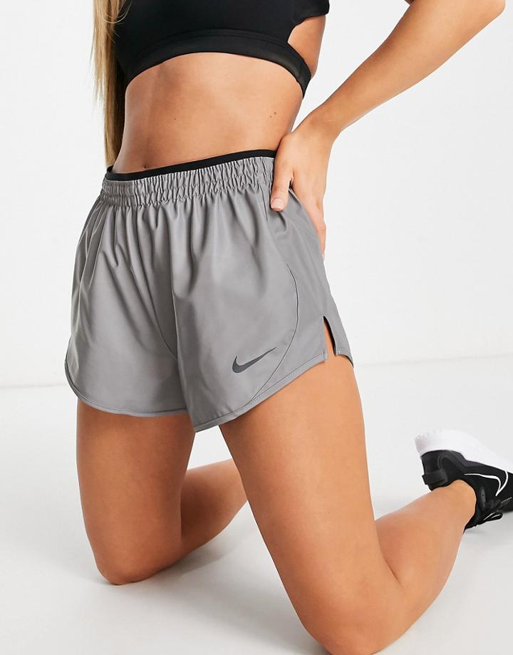 Nike Running Run Division Reflective Tempo Shorts In Black