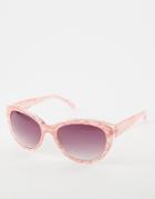 M:uk Lace Print Sunglasses - Pink