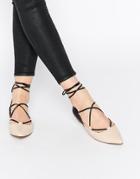 Kg By Kurt Geiger Larissa Leather Flat Shoes - Multi